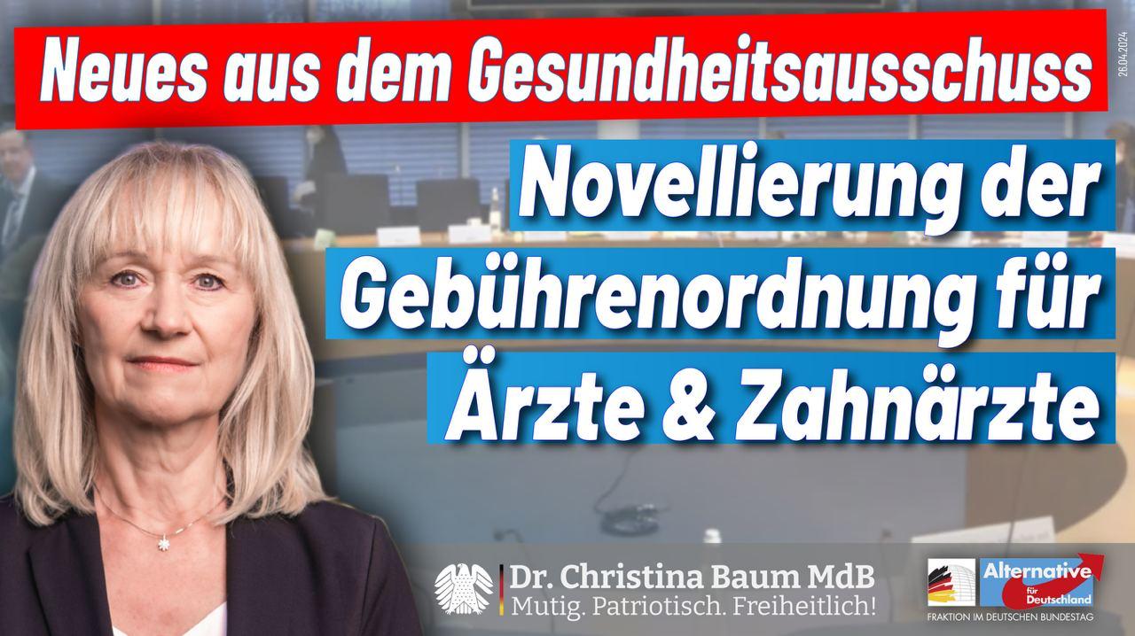 Novellierung der Gebührenordnung für ...